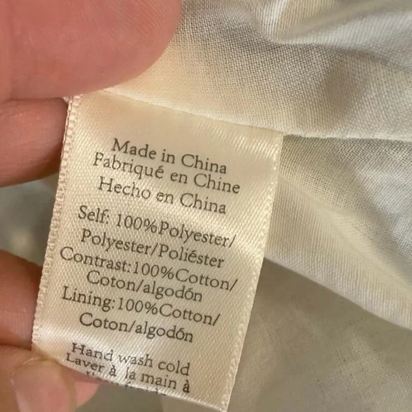 PORRIDGE Sleeveless Twofer Bubble Mini Dress Anthropologie Navy White - Picture 10 of 10